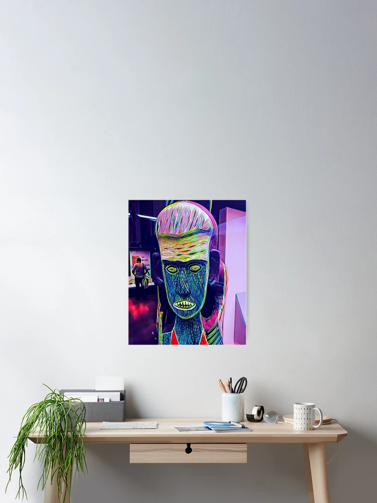 Thumbnail 2 of 3, Poster, African Mask designed and sold by RandaRubyRed.
