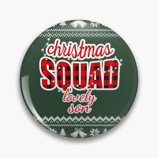 Item preview, Christmas Squad Red Plaid Ugly Christmas Sweater Family Funny Pajamas For Sons designed and sold by JooArtPrints  ★★★★★.