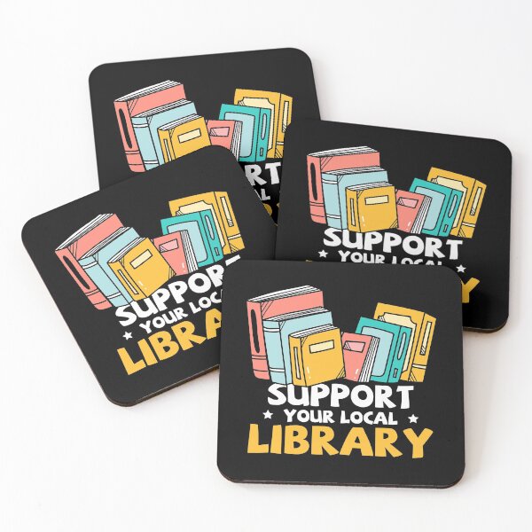Item preview, Support Your Local Library | Book Lover Gift designed and sold by SapphicGrapphic .