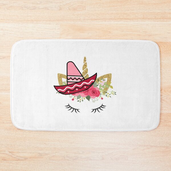 Artikelvorschau, Mexikanischer Hut Einhorn Cinco De Mayo Design entworfen und verkauft von TopRatedDesigns.