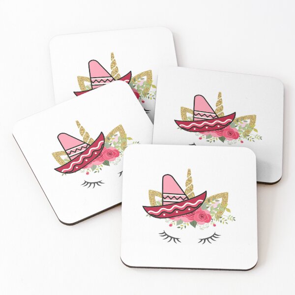 Artikelvorschau, Mexikanischer Hut Einhorn Cinco De Mayo Design entworfen und verkauft von TopRatedDesigns.