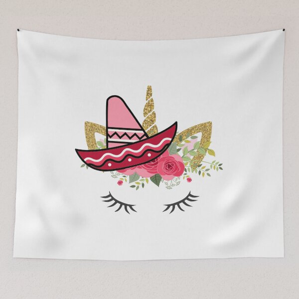 Item preview, Mexican Hat Unicorn Cinco De Mayo design designed and sold by TopRatedDesigns.