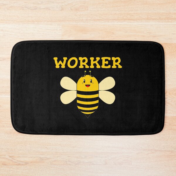 Item preview, Worker Bee Funny Beekeeping Text Graphic design designed and sold by TopRatedDesigns.