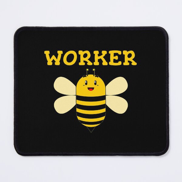 Item preview, Worker Bee Funny Beekeeping Text Graphic design designed and sold by TopRatedDesigns.