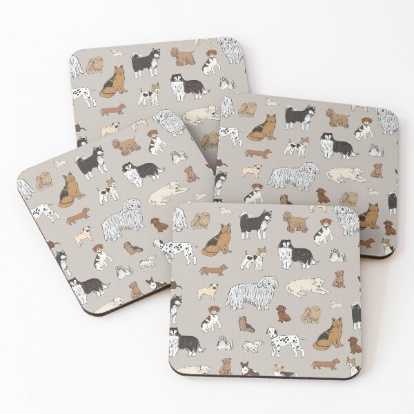 Item preview, Dog Cute Seamless designed and sold by RoslynArt.