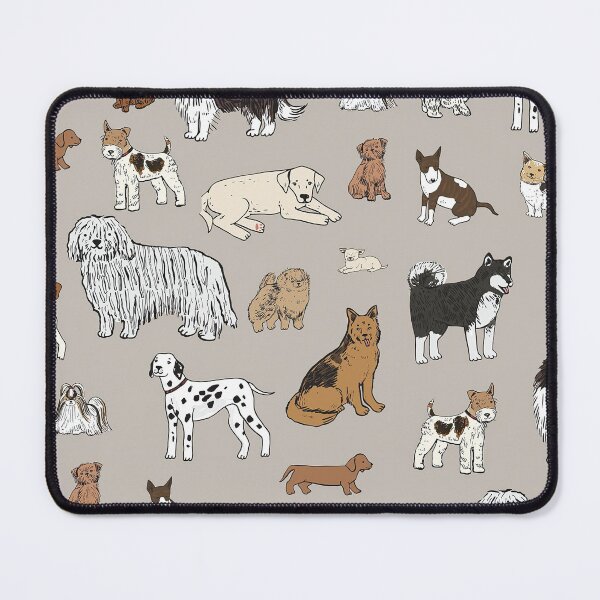 Item preview, Dog Cute Seamless designed and sold by RoslynArt.