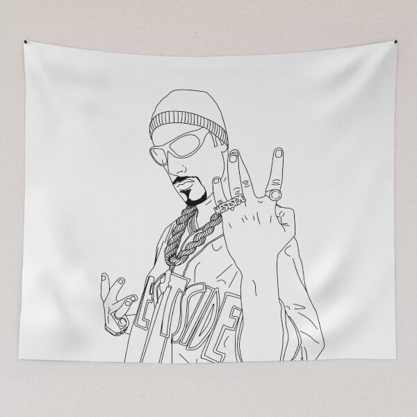 Item preview, Ali G Outline Art Sacha Baron Cohen designed and sold by Ani.