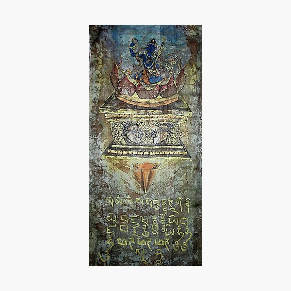 Yoga of Sleeping - Lion throne detail Photographic Print