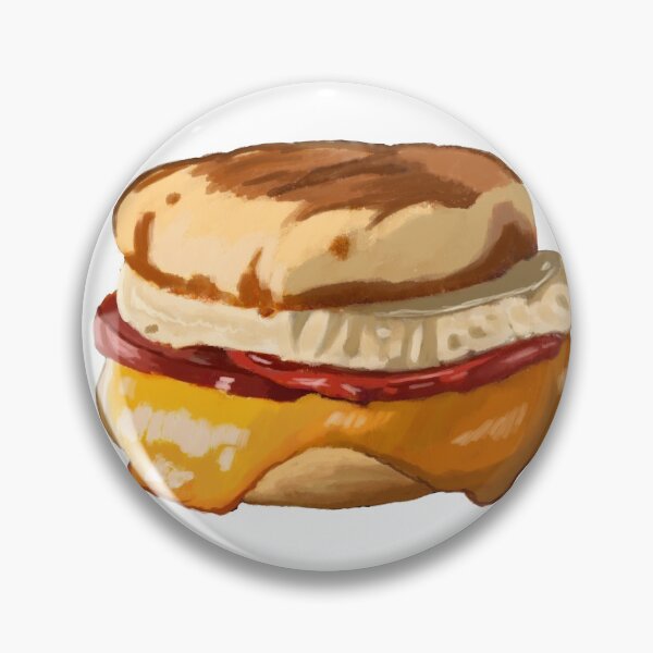 Item preview, Breakfast Muffin - Egg Cheese Tomato Muffin designed and sold by BunnyBizarre.