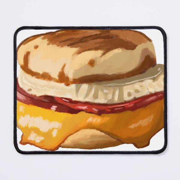 Item preview, Breakfast Muffin - Egg Cheese Tomato Muffin designed and sold by BunnyBizarre.