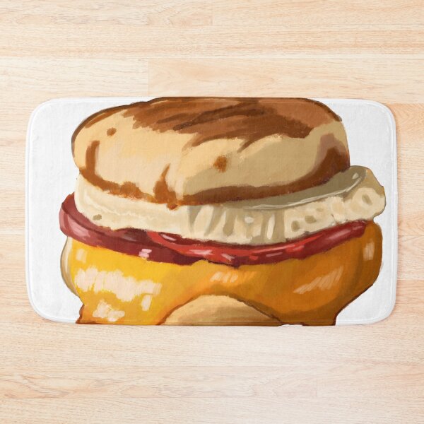 Item preview, Breakfast Muffin - Egg Cheese Tomato Muffin designed and sold by BunnyBizarre.