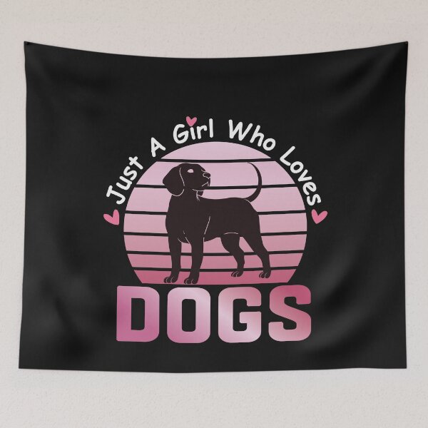 Item preview, Just a girl who loves dogs T-Shirt designed and sold by bestdesigns2020.