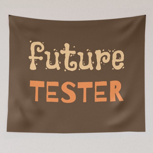Item preview, Future Tester Funny Font Dark designed and sold by trendingatees.