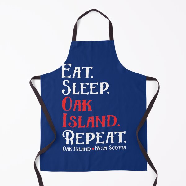 Artikelvorschau, Eat Sleep Oak Island Repeat Funny Oak Island Mystery Product - Weiß entworfen und verkauft von Carolwright-CA.