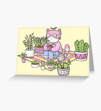 Tarjeta de felicitación Meditación Cactus