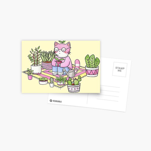 Cacti Meditation Postcard