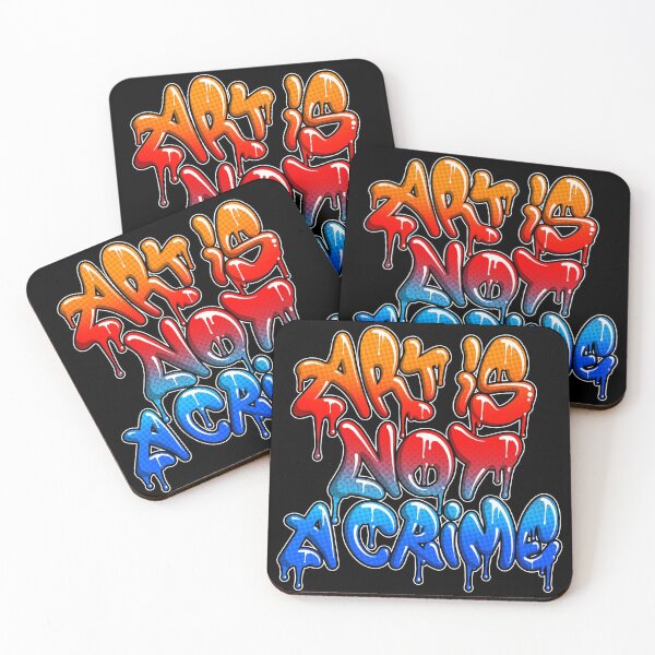 Item preview, Art is not a crime designed and sold by Graffitidesign.