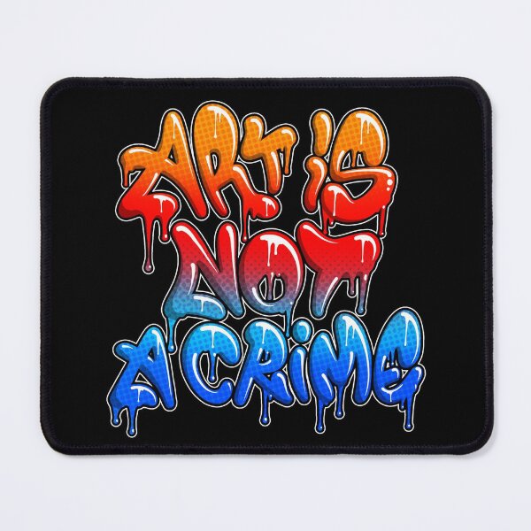 Item preview, Art is not a crime designed and sold by Graffitidesign.
