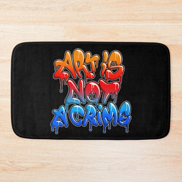 Item preview, Art is not a crime designed and sold by Graffitidesign.