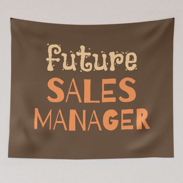 Item preview, Future Sales Manager Funny Font Dark designed and sold by trendingatees.