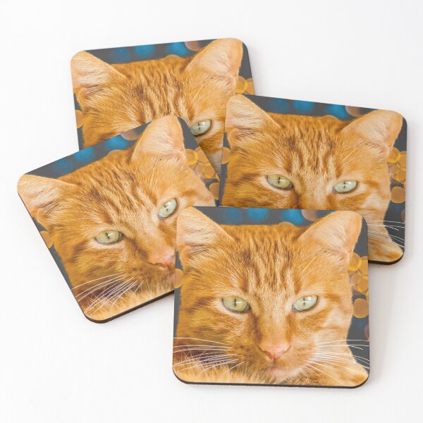 Item preview, Portrait of a Beautiful Ginger Cat with Intense Look. designed and sold by ieronymos.