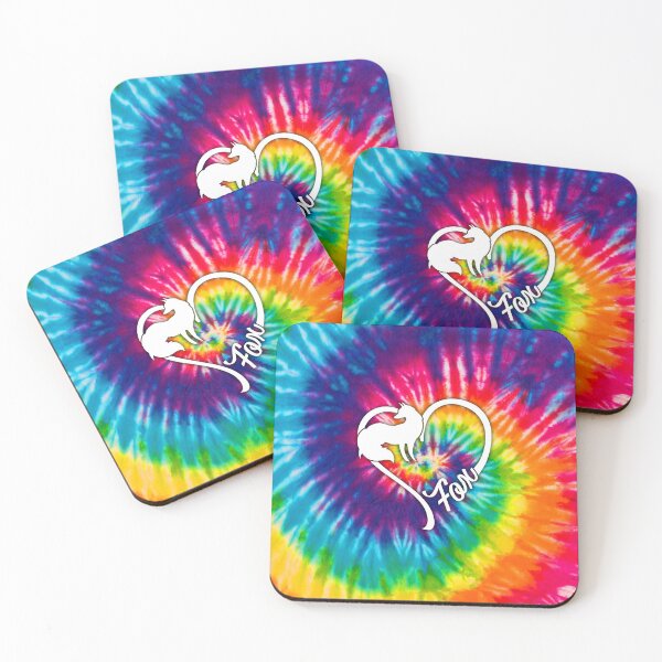 Item preview, Fox - Tie dye heart designed and sold by DarelliBeauty.