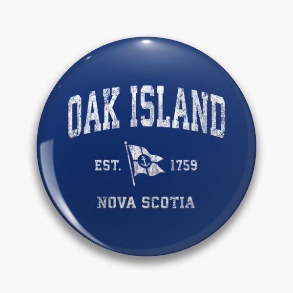 Item preview, Oak Island Canada Vintage Nautical Boat Anchor Flag Sports   designed and sold by Carolwright-CA.