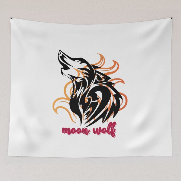 Item preview, moon wolf designed and sold by MALIKDESAINART.