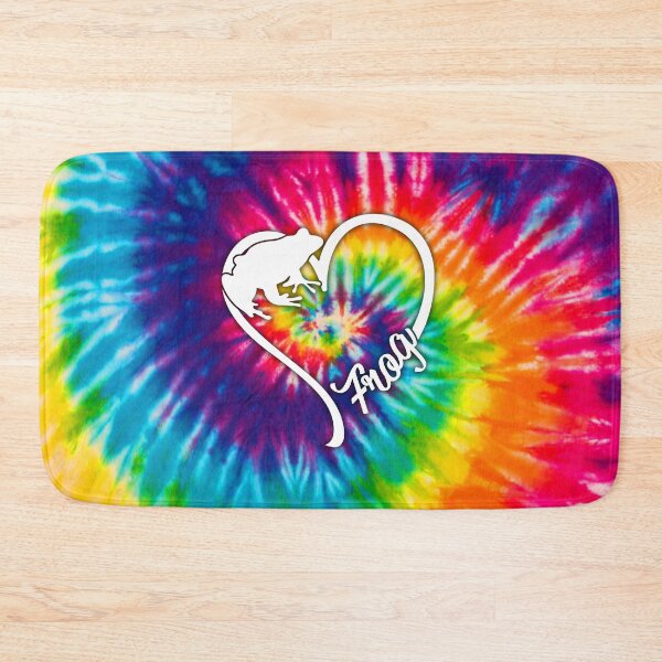 Item preview, Frog - Tie dye heart designed and sold by DarelliBeauty.