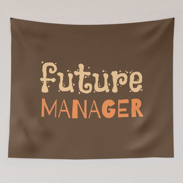 Item preview, Future Manager Funny Font Dark designed and sold by trendingatees.