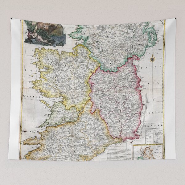Item preview, Map of Ireland - Rocque - 1794 designed and sold by paulrommer.