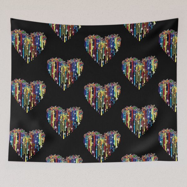 Item preview, Heart Watercolor Star Archery designed and sold by DarelliBeauty.
