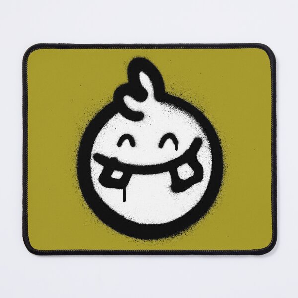 Item preview, Graffiti sprayed happy leaking icon designed and sold by Paulus-DB.