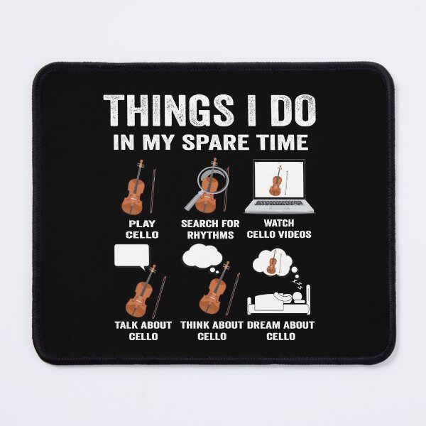 Item preview, Cello Violin musician cellist Things I do in my spare time cello tee shirts cello t shirt music t shirts cello designed and sold by jojocat90.