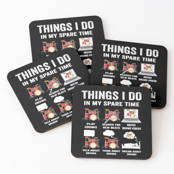 Item preview, Things I do in my spare time drums drummers musician funny shirts for drummers got drums shirt drums tshirts for men designed and sold by jojocat90.