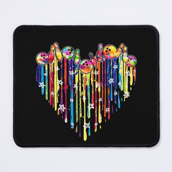 Item preview, Heart Watercolor Star Bowling designed and sold by DarelliBeauty.