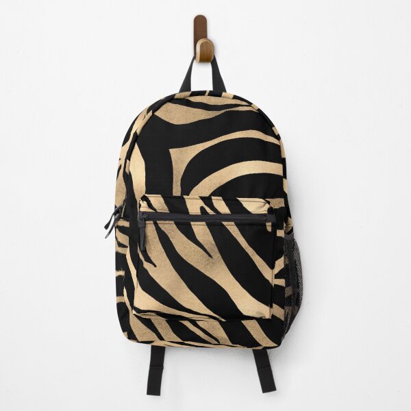 Item preview, Elegant Metallic Gold Zebra Black Animal Print designed and sold by NdesignTrend.