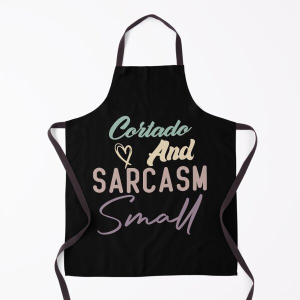 Item preview, Cortado And Sarcasm Small designed and sold by medbdj.