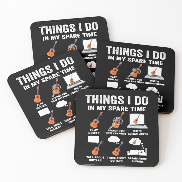 Item preview, Things I do in my spare time guitar lover player music fan designed and sold by jojocat90.