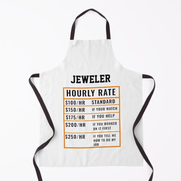 Item preview, Jeweler Hourly Rate  designed and sold by Yay Design.