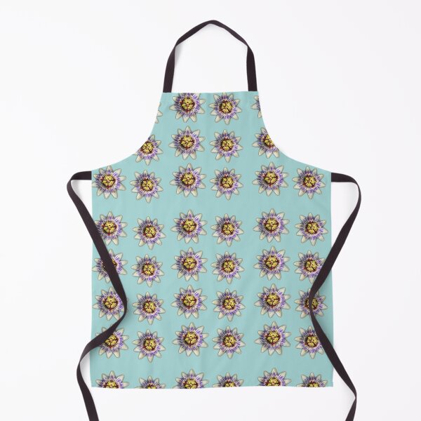 Item preview, A pattern of blue passionflower designed and sold by Bwiselizzy.
