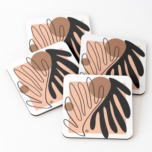 Item preview, Boho Matisse leaf art designed and sold by Tanuja  Sharma.