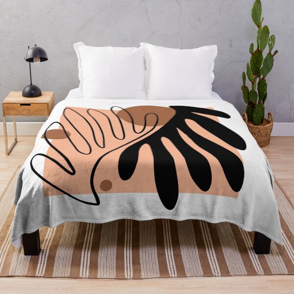 Item preview, Boho Matisse leaf art designed and sold by Tanuja  Sharma.