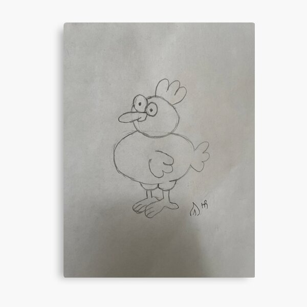Chicken Metal Print