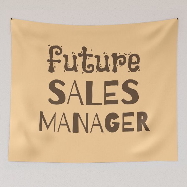 Item preview, Future Sales Manager Funny Font Light designed and sold by trendingatees.