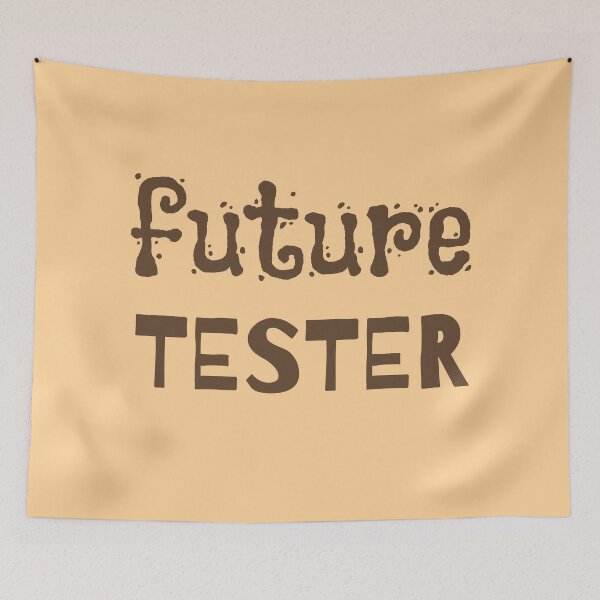 Item preview, Future Tester Funny Font Light designed and sold by trendingatees.
