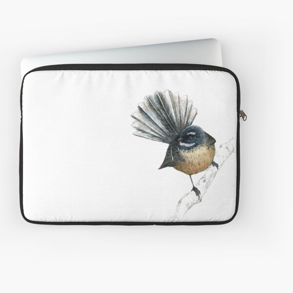 Item preview, Mr Pīwakawaka -Fantail , New Zealand native bird designed and sold by EmilieGeant.