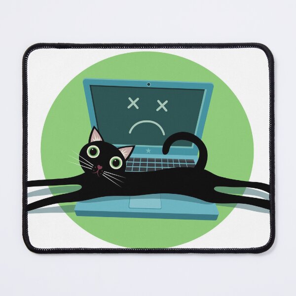 Item preview, Cat on laptop designed and sold by RGB-Ginger.