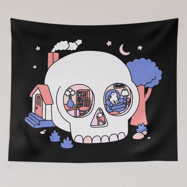 Item preview, Cozy Skull Cottage designed and sold by obinsun.