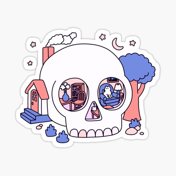 Item preview, Cozy Skull Cottage designed and sold by obinsun.